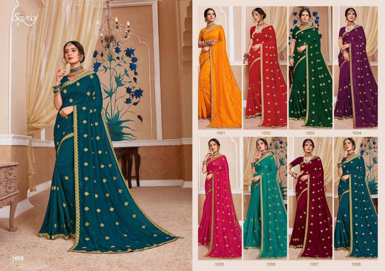 Saroj Mishth Latest Designer Festive Wear Silk Saree Collection 